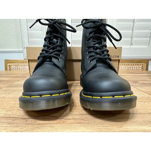 Dr. Martens 1460 Pascal Ambassador Soft Leather Boots Black Size 6 L 5 M NIB - Picture 8 of 16